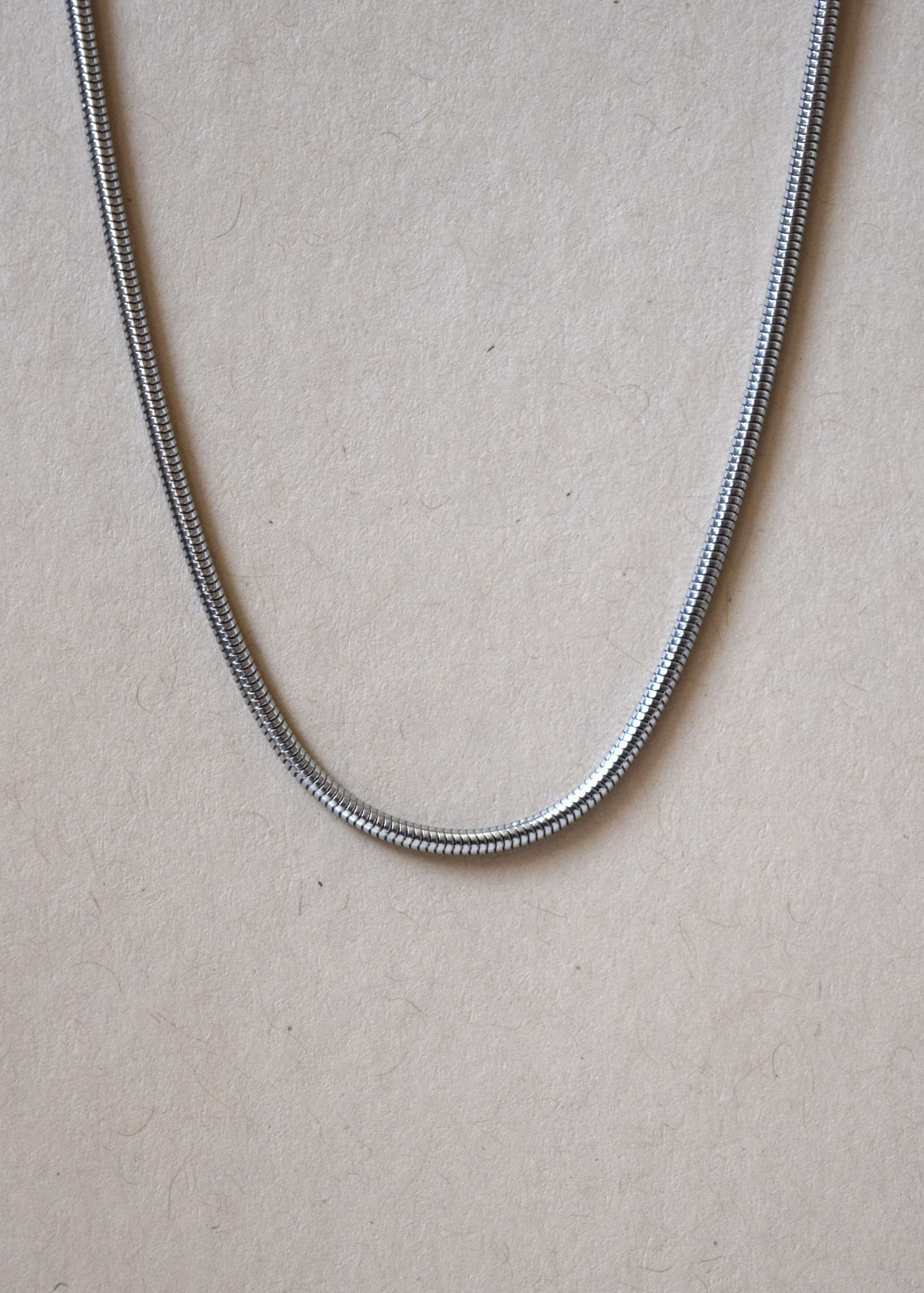 SNAKE CHAIN SILVER – Divon