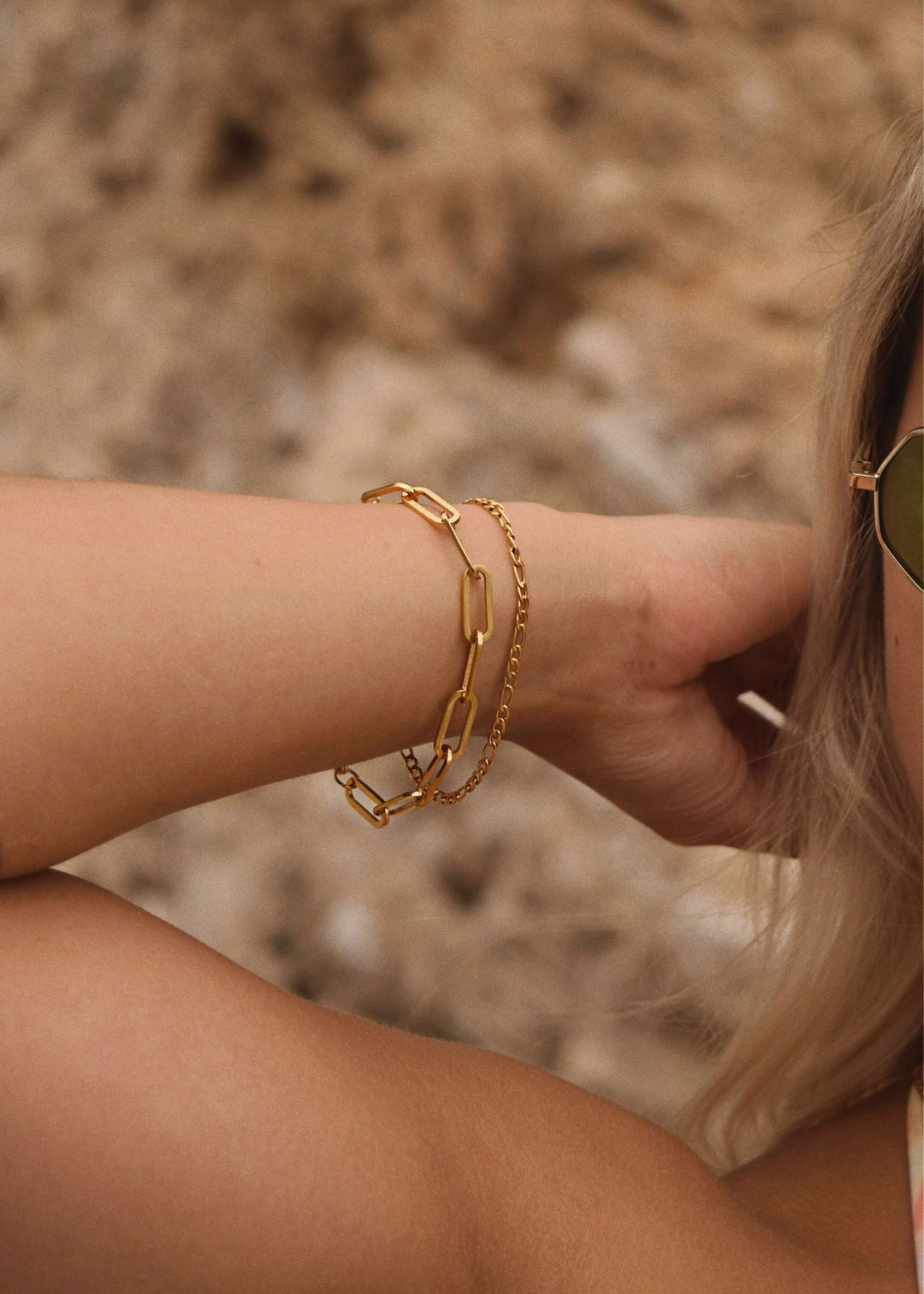 PAPERCLIP BRACELET GOLD