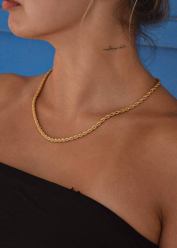 ROPE CHAIN 4MM GOLD