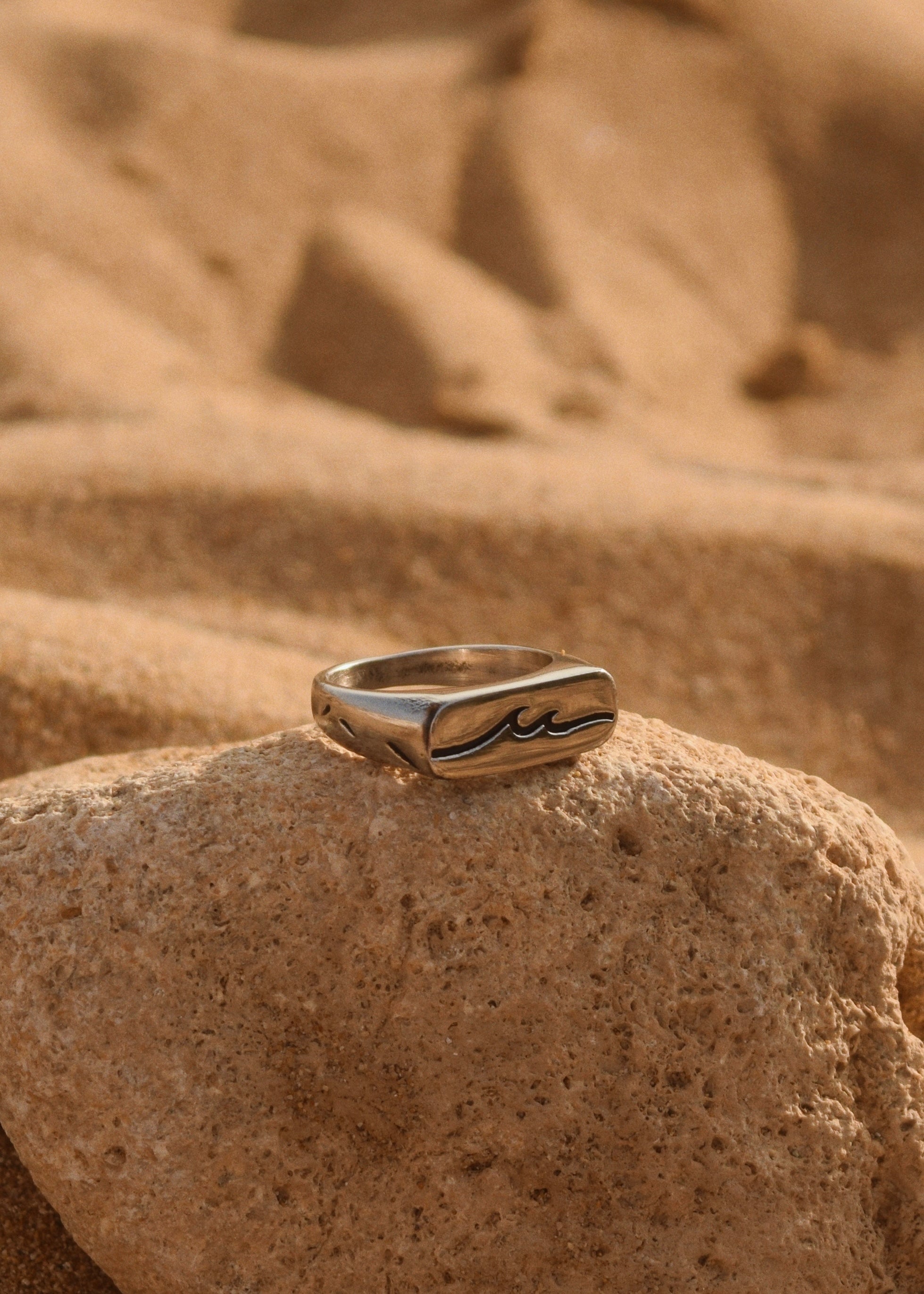 Seashell Marine Ring Sterling Silver Beach Themed Wedding Ring