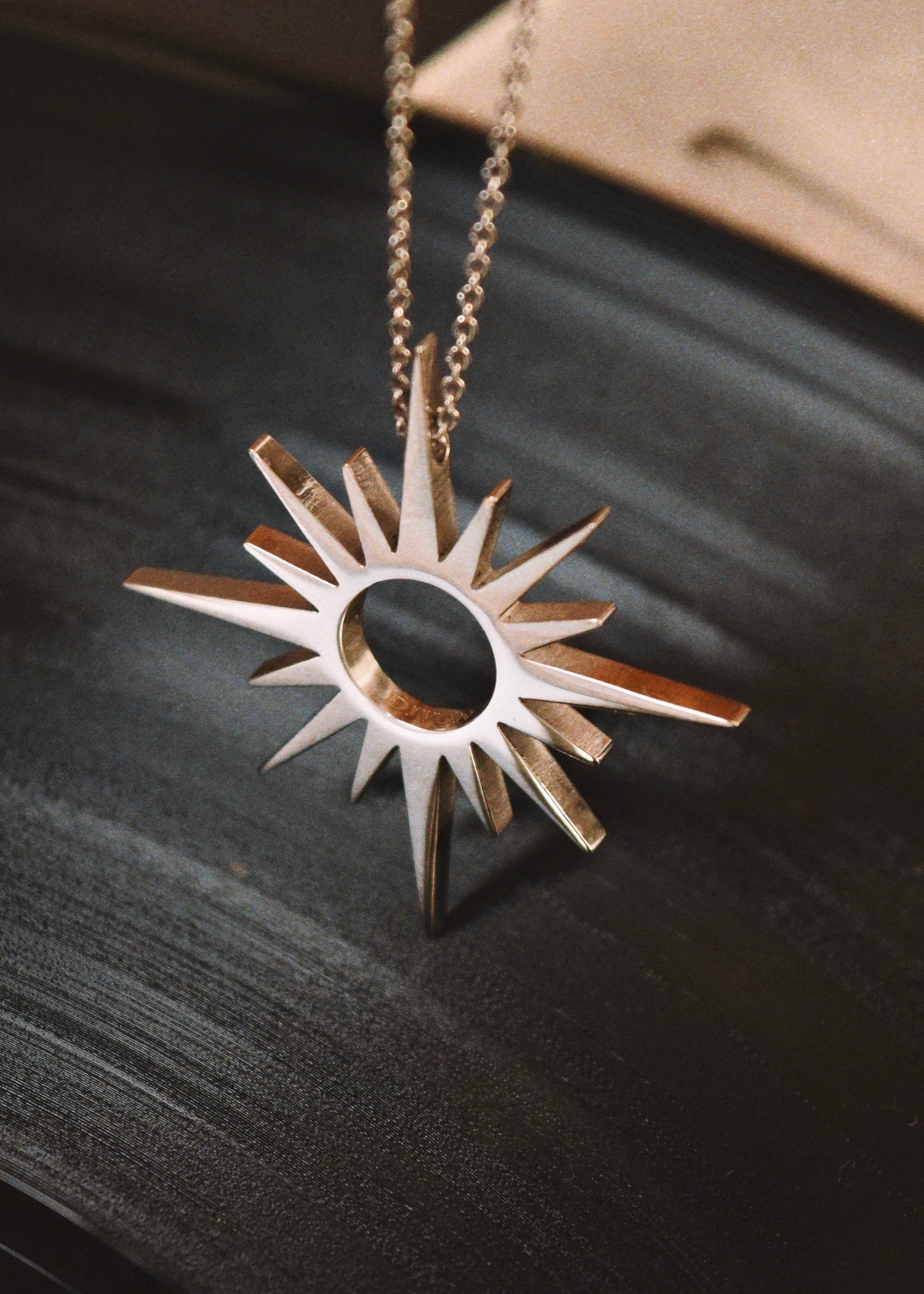 Sterling Silver Sun Necklace By Soremi Jewellery | notonthehighstreet.com