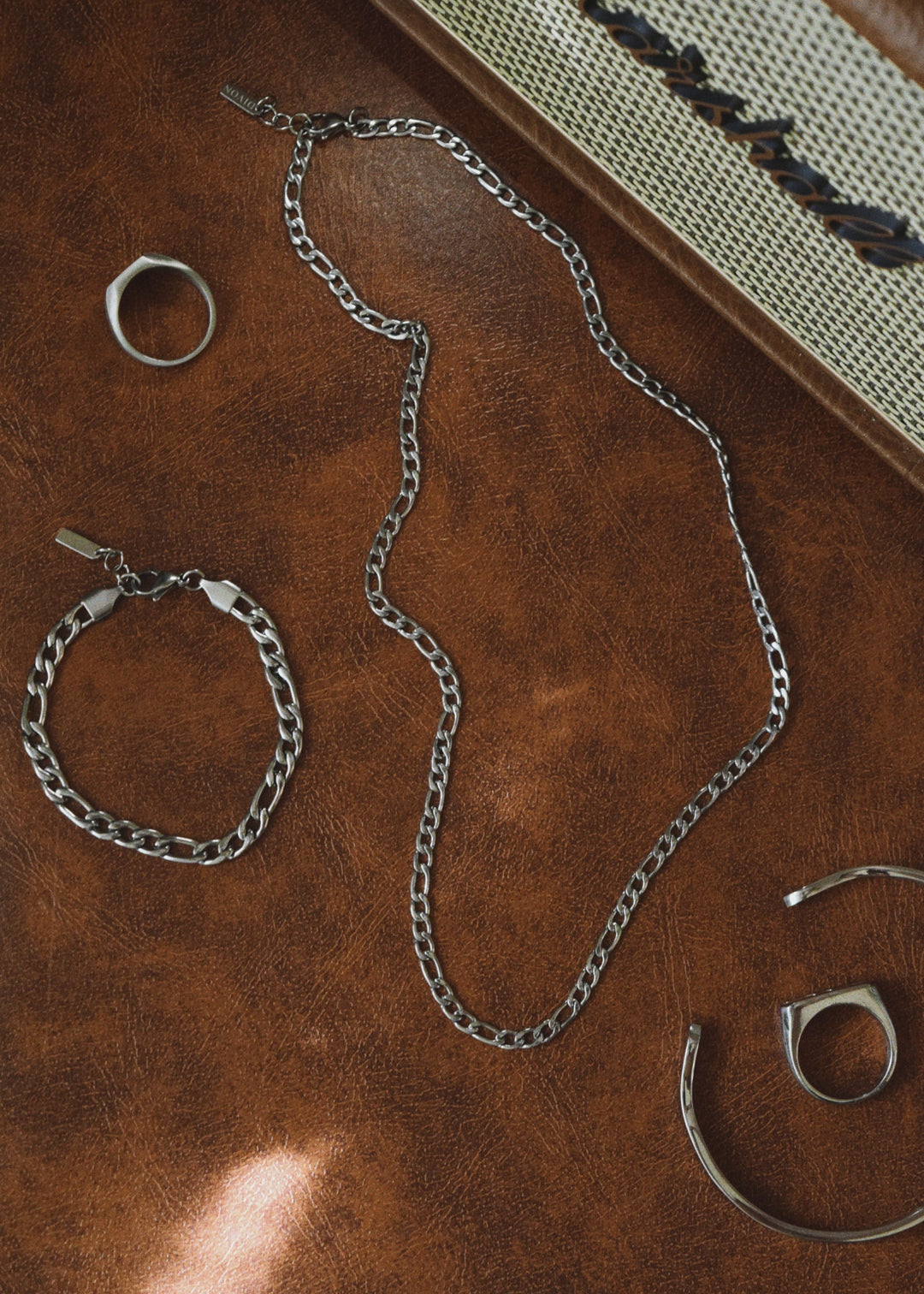FIGARO CHAIN 4MM SILVER