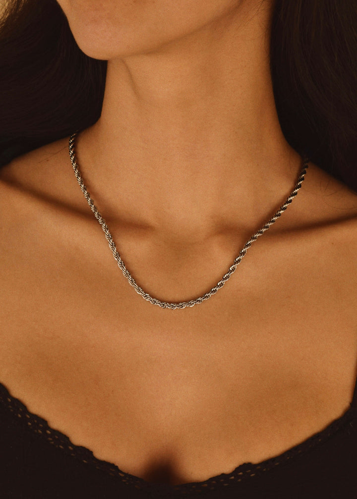 ROPE CHAIN 4MM SILVER
