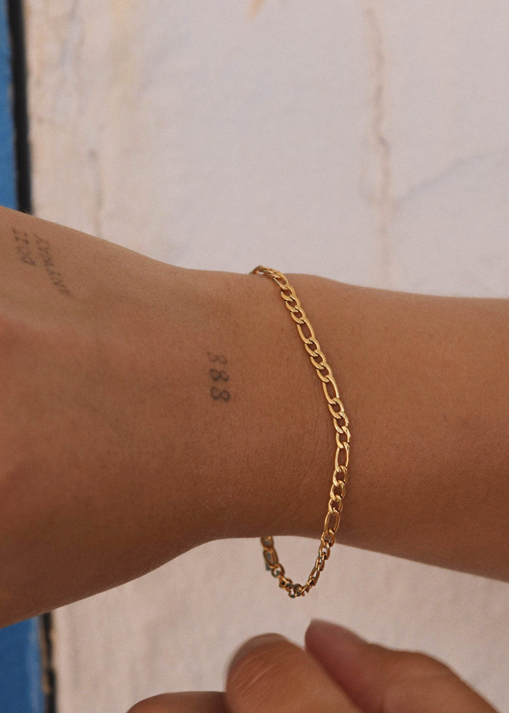 FIGARO BRACELET 3MM GOLD