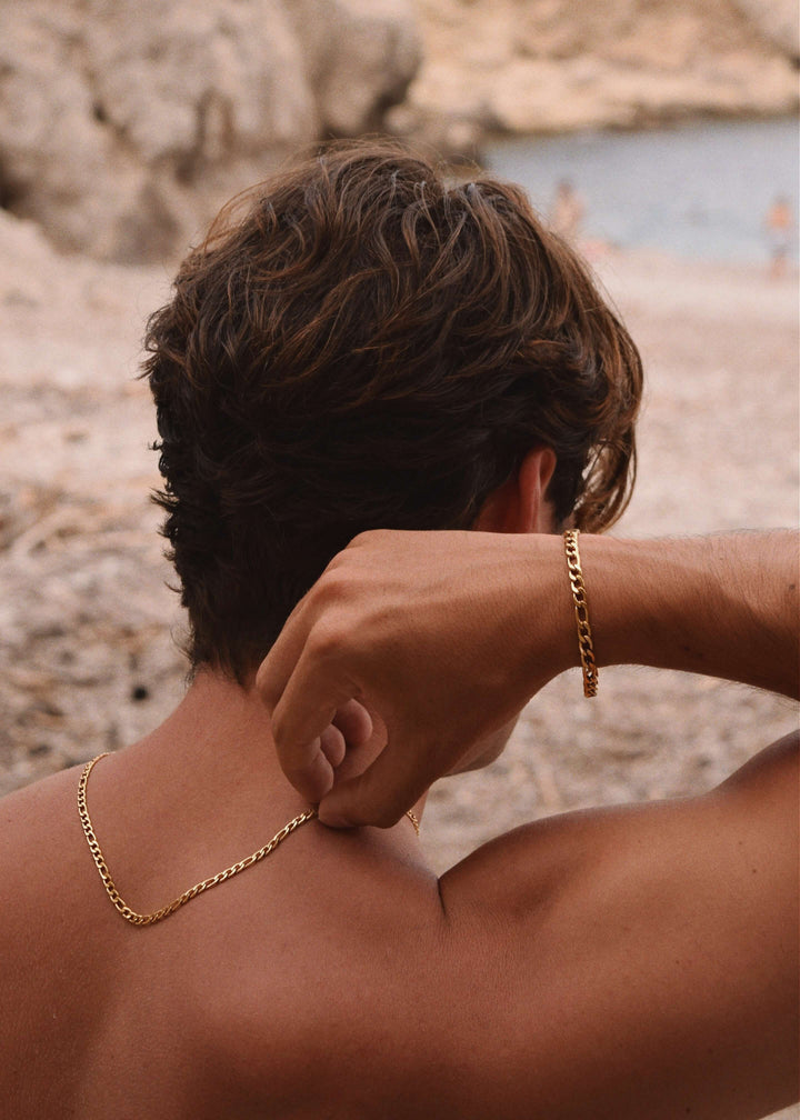 FIGARO CHAIN 4MM GOLD