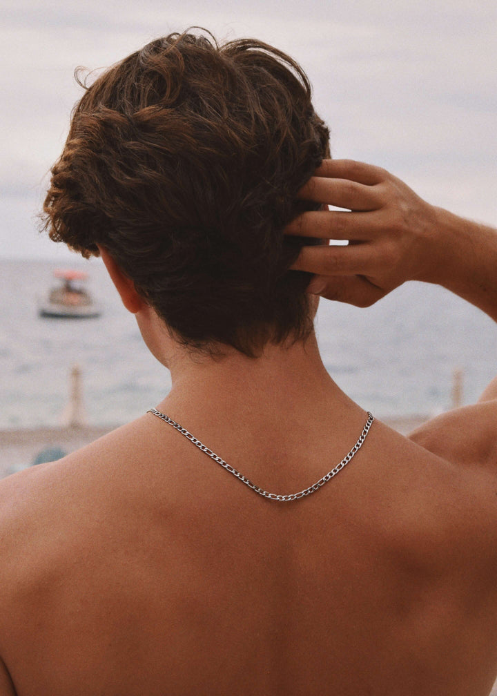 FIGARO CHAIN 4MM SILVER
