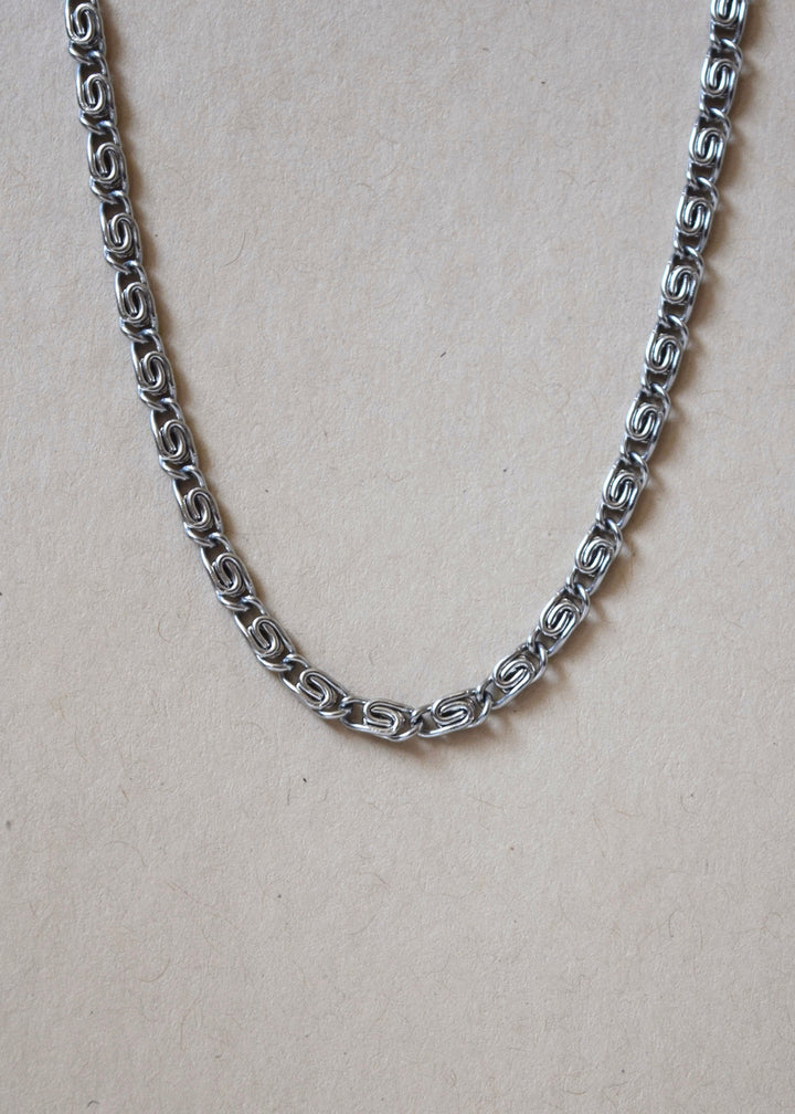 SNAIL CHAIN 4MM SILVER