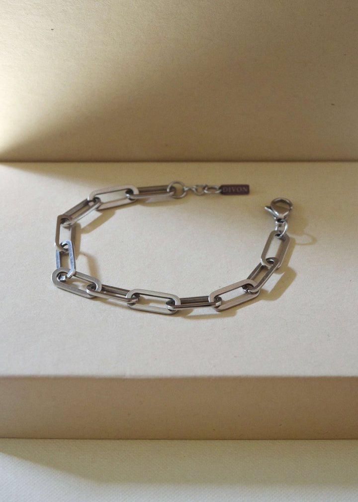 PAPERCLIP BRACELET SILVER