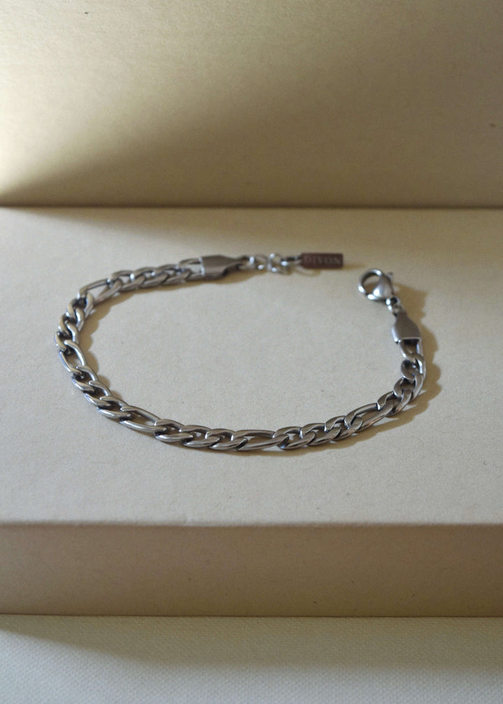 FIGARO BRACELET 5MM SILVER