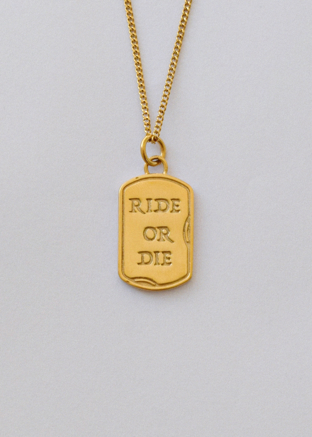 RIDE OR DIE GOLD.