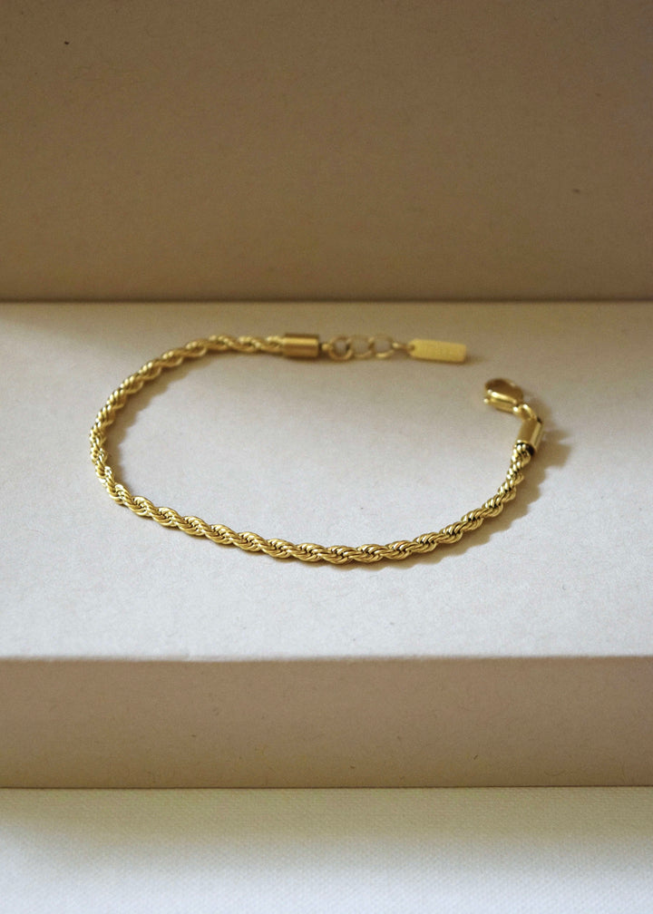 ROPE BRACELET 3MM GOLD