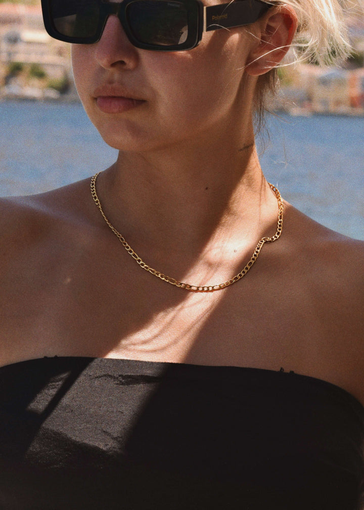 FIGARO CHAIN 4MM GOLD