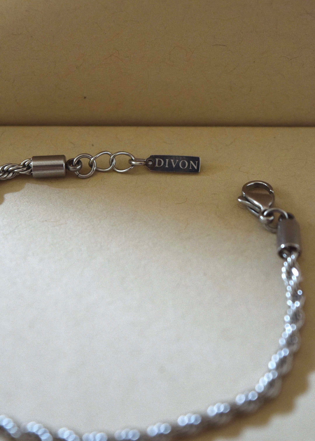 ROPE BRACELET 3MM SILVER