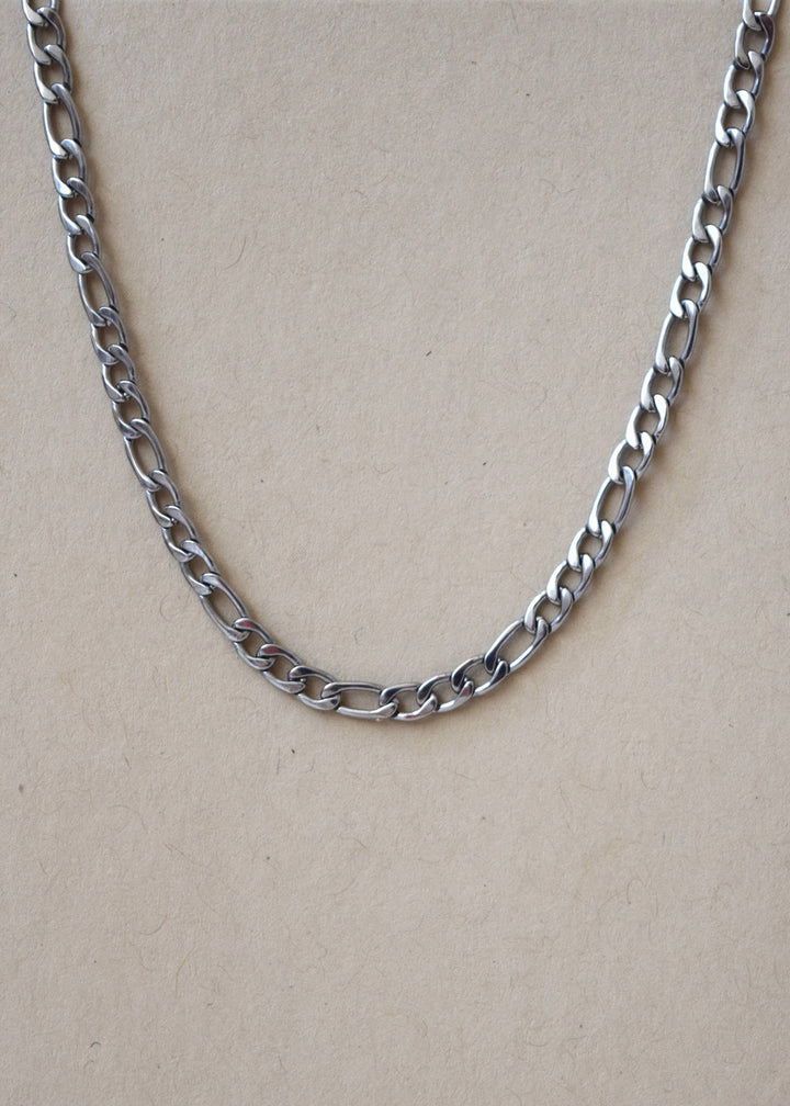 FIGARO CHAIN 4MM SILVER