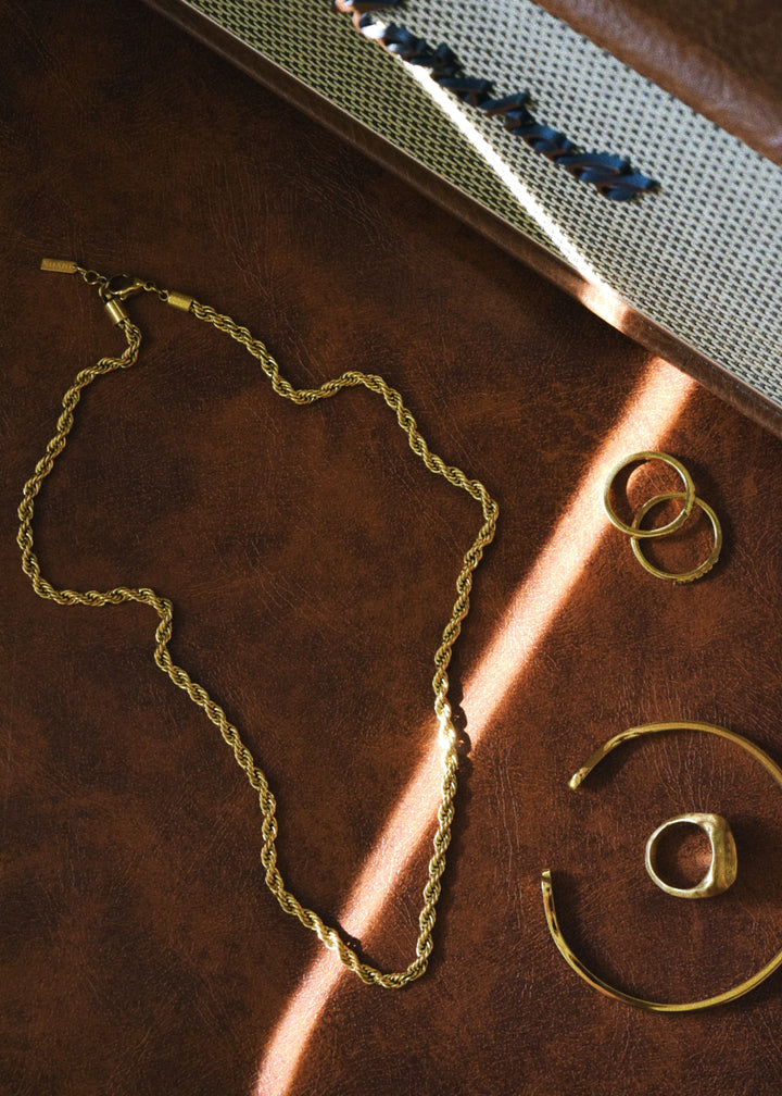 ROPE CHAIN 4MM GOLD