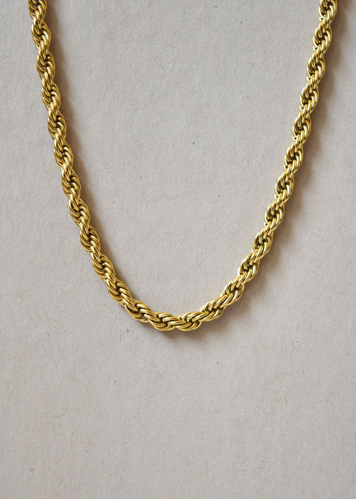 ROPE CHAIN 4MM GOLD