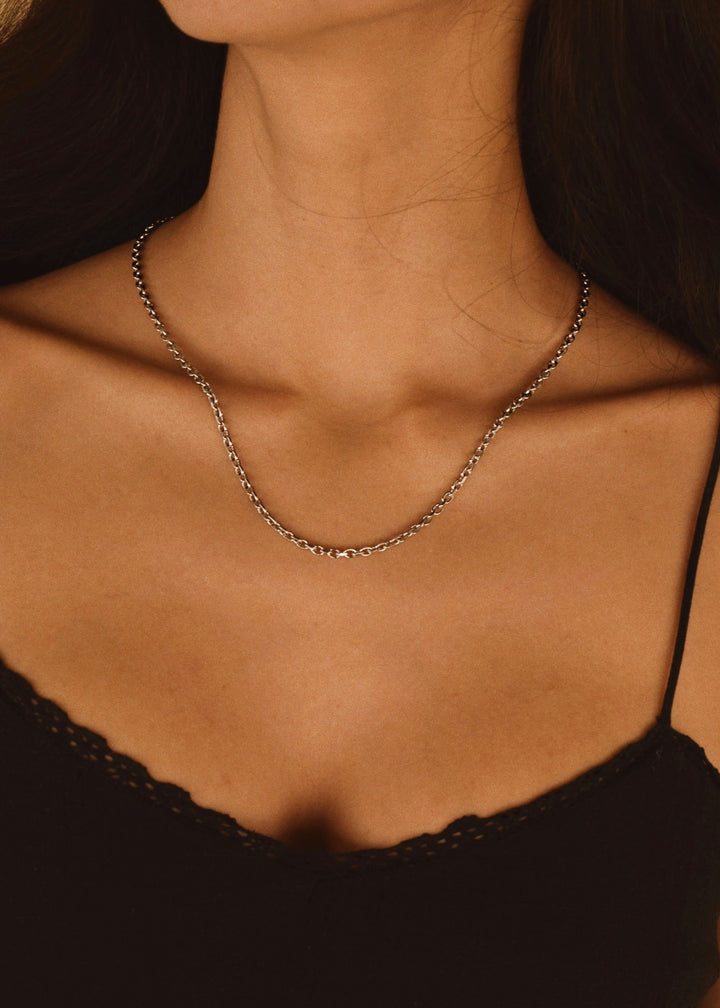 ANCHOR CHAIN 3MM SILVER