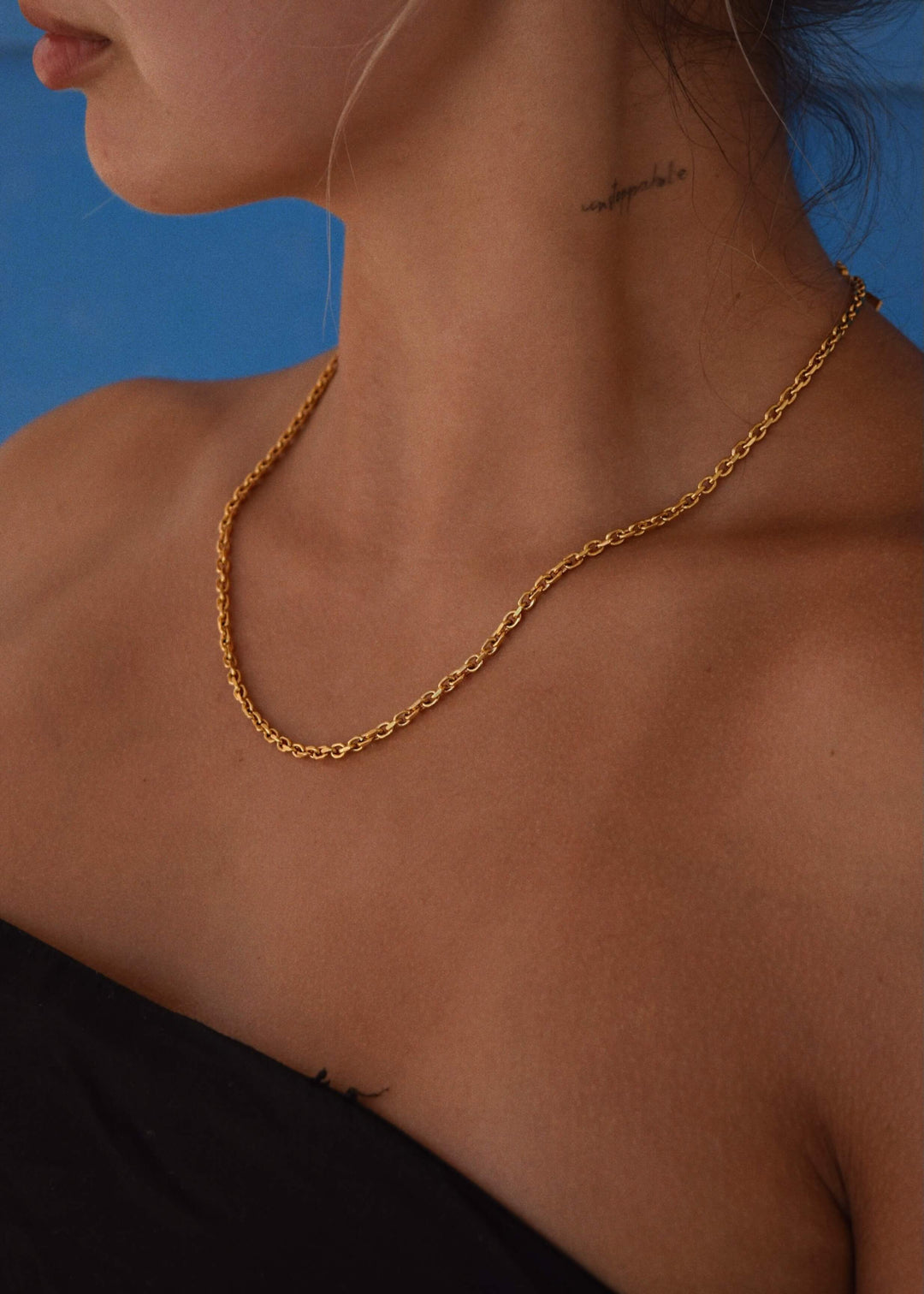 ANCHOR CHAIN 3MM GOLD