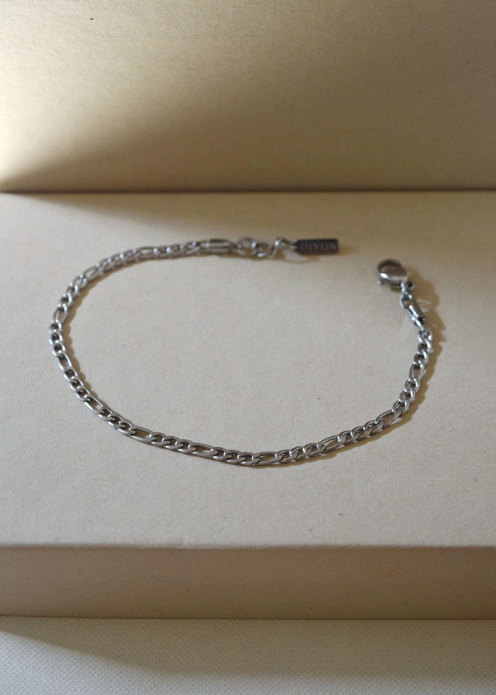 FIGARO BRACELET 3MM SILVER