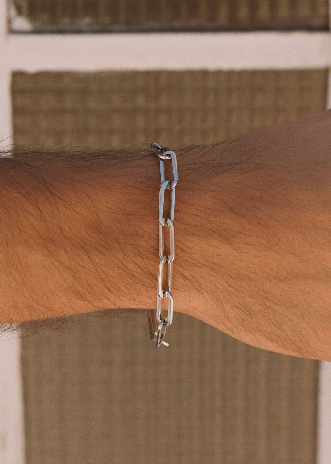 PAPERCLIP BRACELET SILVER