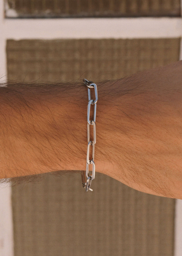 PAPERCLIP BRACELET SILVER