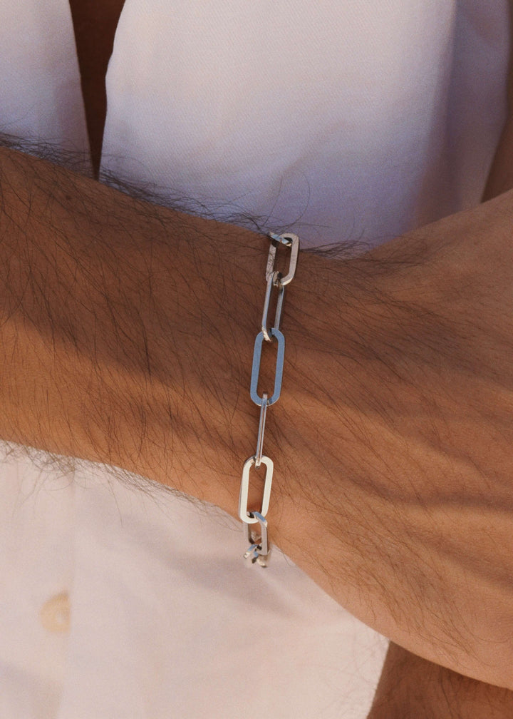 PAPERCLIP BRACELET SILVER