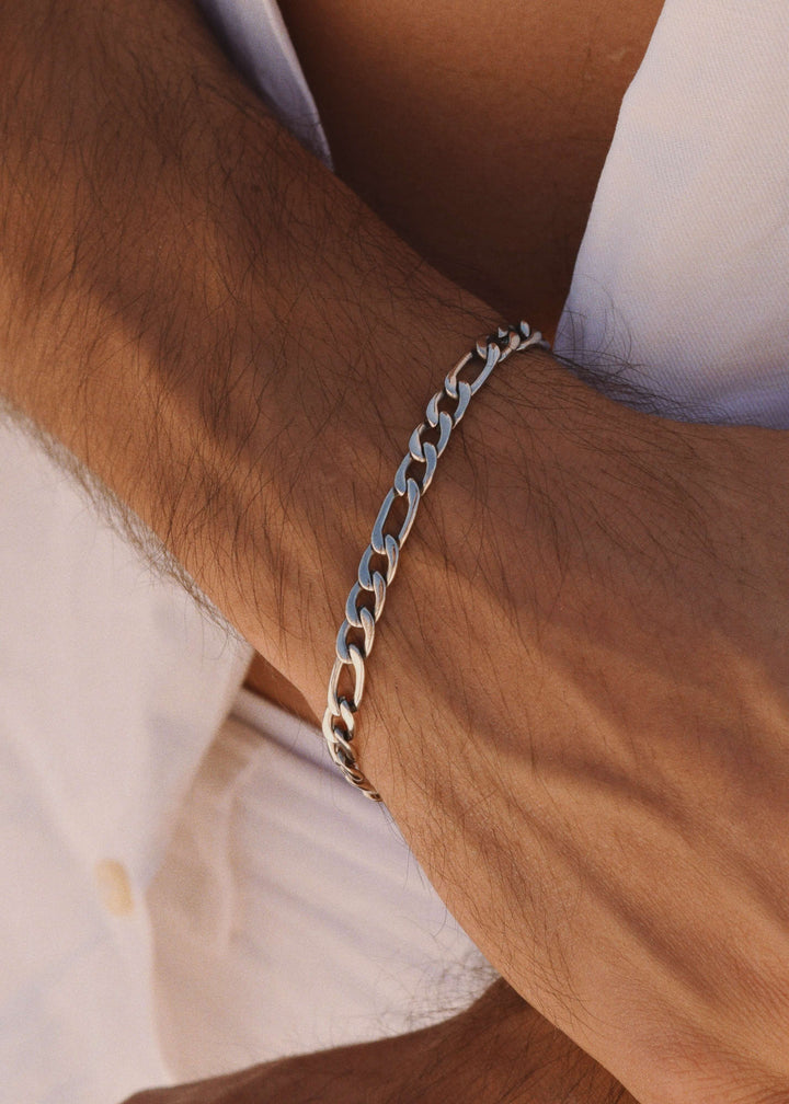 FIGARO BRACELET 5MM SILVER